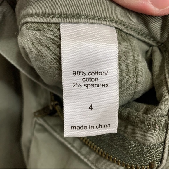 Maurices Olive Green Cotton Chino Pants Size 4 - Picture 6 of 9